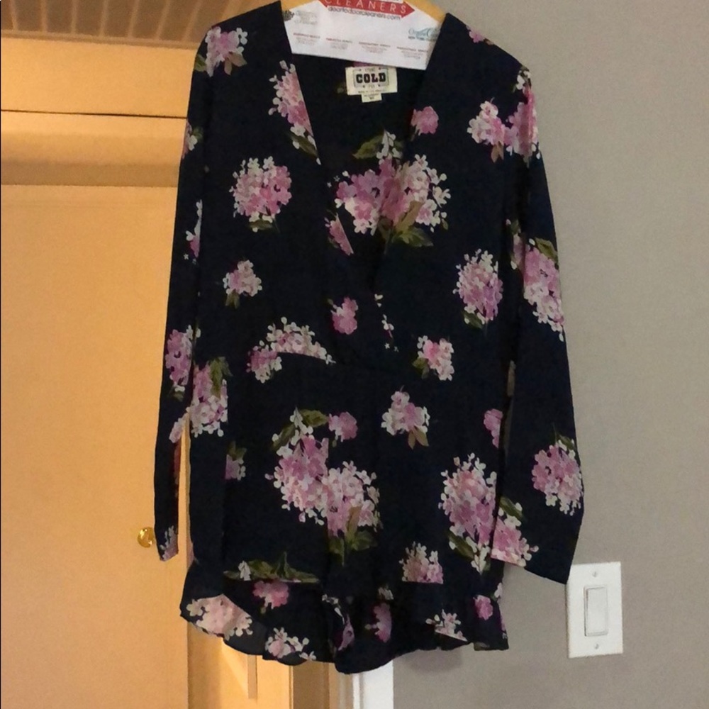 Long sleeve romper